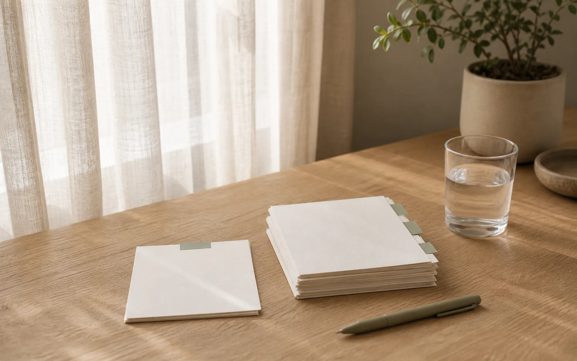 Short handwritten task list beside a timer